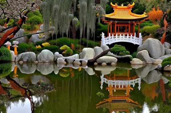 Jardín chino de la amistad photo